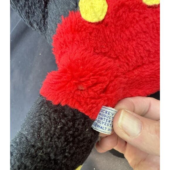 Vintage 1950’s Walt Disney Productions Mickey Mouse Plush Stuffed RARE - Picture 6 of 9